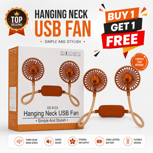USB Rechargeable Neck Fan