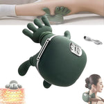 Neck and Back Massager with Heat for Pain Relief, Wireless Portable Shoulder & Back Kneading Massage Pillow