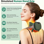 Neck and Back Massager with Heat for Pain Relief, Wireless Portable Shoulder & Back Kneading Massage Pillow