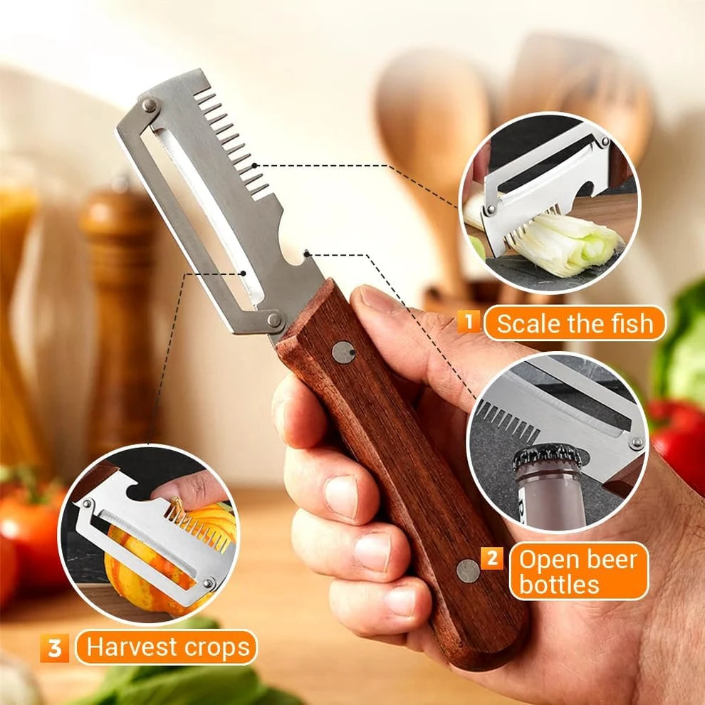 Multi-Functional Vegetable Peeler for Kitchen