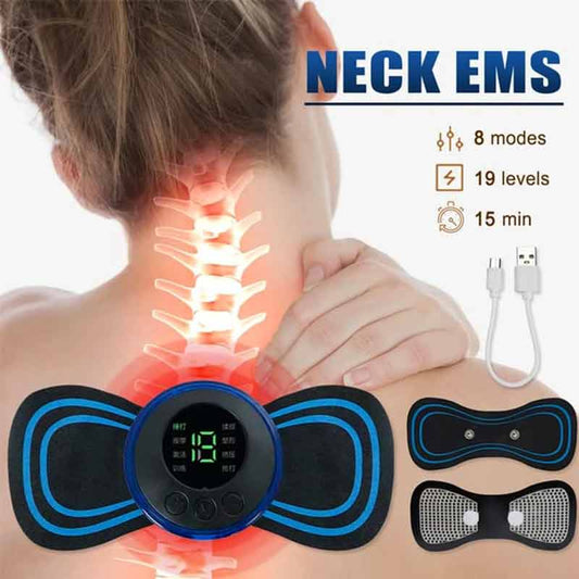 EMS Mini Portable Electric Neck Massager