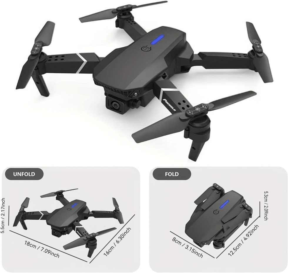 E88 PRO Drone with LED Lights & Camera In Pakistan