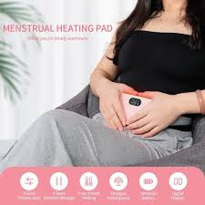 Electric Period Cramp Massager Gentle Heating Pad for Quick Relief