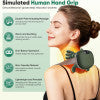 Neck and Back Massager with Heat for Pain Relief, Wireless Portable Shoulder & Back Kneading Massage Pillow